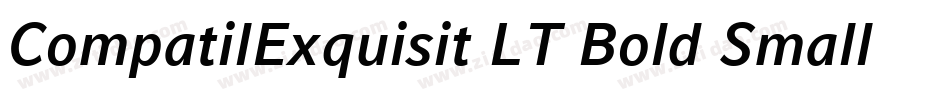 CompatilExquisit LT Bold Small Caps字体转换 CompatilExquisit LT Bold Small Caps字体转换